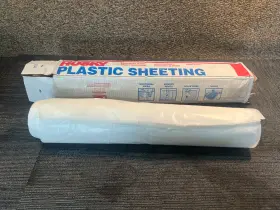 Cffr04093 Husky Flame Retardant Plastic Sheeting 9ft-4 Inch X 100ft 4mil Fr Poly