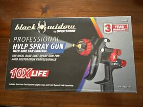 Hvlp 56152 Black Widow Spray Gun Side Fan Control 10 X Life New Unopened