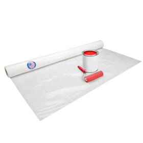 Idl Packaging B0bf8vpmls 4 Mil Plastic Sheeting 6ft X 50ft Heavy Duty Semi-clear Drop Cloth