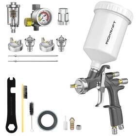 Inokraft B0cd1rnpwk D1 Lvlp Air Spray Gun Kit - Cars House Diy 1.3/1.5/1.7mm Nozzles