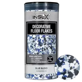 Egf601099-ea Insl-x 023906340360 Products Red Combo Decorative Floor Flakes 12 Oz Blue