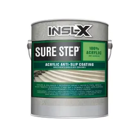 1023252 Insl-x 1 Gal Sure Step Flat White Water-based Anti-slip Coating