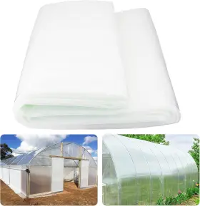 Inslat 313113650605 6 Mil Greenhouse Plastic Film Sheeting 10ft X 26ft Polyethylene Cover