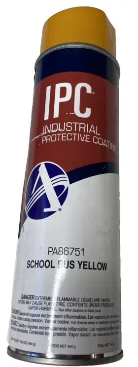 Pa86751 Ipc Industrial Protective Coating School Bus Yellow 16oz Spray Can