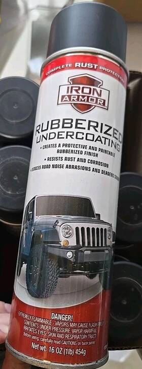 Iron Armor 60774 Rubberized Undercoating 16oz Can