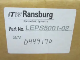 Leps5001-02 Itw Ransbury Power Supply For Control Panel Lecu5003