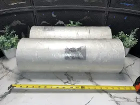 Pe20355 Jc 2 Rolls Bulk- 18 Inch X 500 Clear Gloss Poly Sheeting 5 Mil Thickness -new