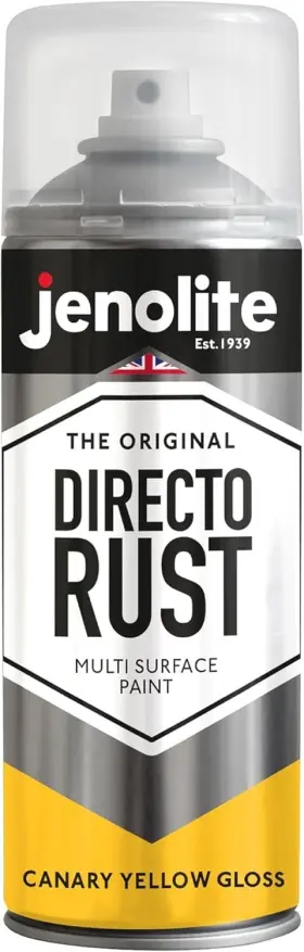 89441 Jenolite Directorust Spray Paint For 14.11 Ounce Pack Of 1 Canary Yellow