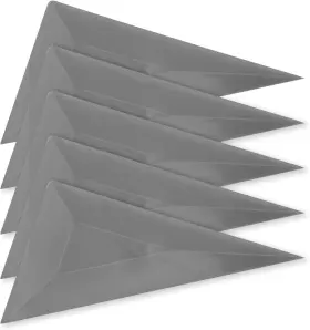 649096 Jieyao 5 Pcs Window Tint Squeegee Triangle Contour Card