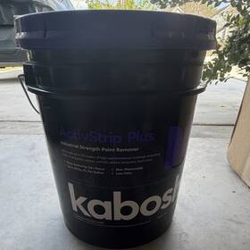 Kabosh 455-5 Activstrip Plus Industrial Strength Paint Remover Black 5 Gal Wood Metal