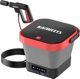 Kaiweets Kpw-f1 Portable Electric Pressure Washer Rechargeable With 12l Tank Red