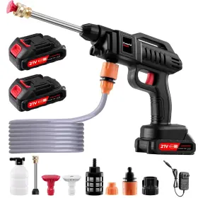 Vi0014100-11 Kartols Cordless Pressure Washer 1500w Portable Power Rechargeable Battery Pres