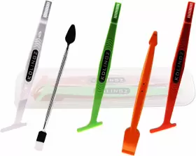 Ka-010 Kdlingz Vehicle Vinyl Wrap Flexible Curve Slot Magnetic Stick Squeegee Orange