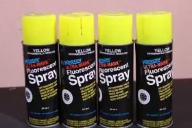 Sp-16-y Keson Ultra-mark Fluorescent Spray - Yellow 13 Oz. 4-pack