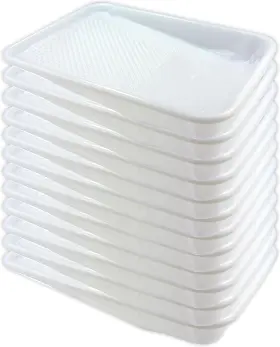 Or-eb30018a Kingorigin King Origin 9 Inch Paint Tray Liners Disposable 12 Pack White