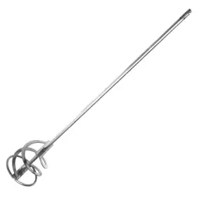 Kiwdzfu 445040054089 Spiral Mixing Paddle Paint Mud Mixer Whisk Silver Sds For Drill 4 Inch X 20 F