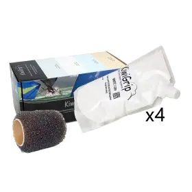 79858 Kiwigrip White Non-skid Deck Coating 4 Liter Pouch With Roller