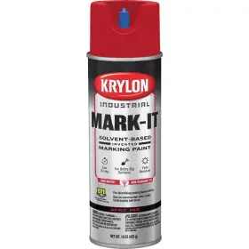730208 Krylon 075577995714 Mark-it Industrial Sb Apwa Red Inverted Marking Paint - 15 Oz