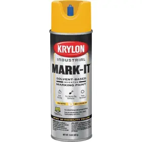 730508 Krylon 075577995745 Mark-it Industrial Sb Apwa Hi-vis Yellow Inverted Marking Paint