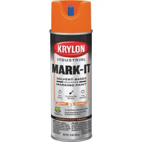 730708 Krylon 075577995769 Mark-it Industrial Sb Apwa Flourescent Orange Marking Paint