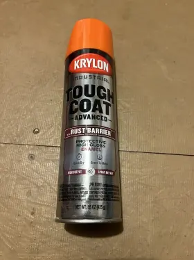Krylon 724504002499 Industrial Tough Coat Advanced Rust Barrier 15 Oz High Gloss Enamel