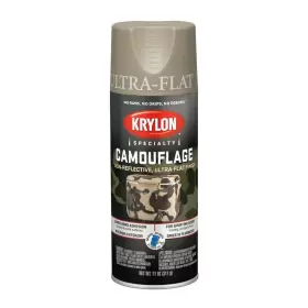 K04291777 Krylon 724504068945 11 Oz Fusion For Plastic Khaki Spray Paint Camouflage