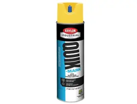 93801 Krylon Aerosol Yellow Quik-mark Invertedmarking Spray Paint 12ea Free Ship