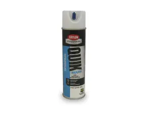 93901 Krylon Quik-mark Brilliant White Invertedmarkingspray Paint 12ea Free Ship