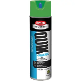 A03904004 Krylon Quik-mark Water-based Inverted Marking Paint - Apwa Green 12 Pack