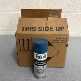 A04403007 Krylon Work Day Spray Paint Blue - 11-pack