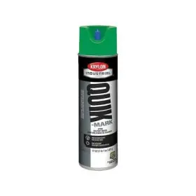 A03631007 Krylon Industrial Inverted Marking Paint 17 Oz. Green Solvent