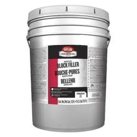 K000z8465-20 Krylon Industrial Block Filler Flat Water Base White 5 Gal