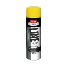 K00830108 Krylon Industrial Pavement Striping Paint 18 Oz. Highway Yellow