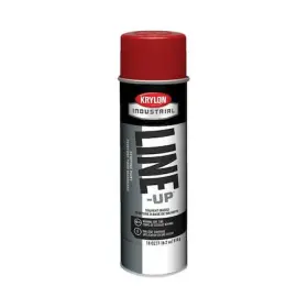 K00830308 Krylon Industrial Pavement Striping Paint 18 Oz. Firelane Red