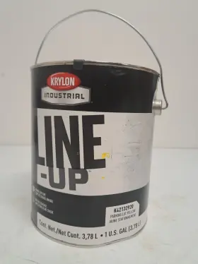 K42132920-16 Krylon Industrial Yellow Parking Lot Pavement Striping Paint 1 Gal