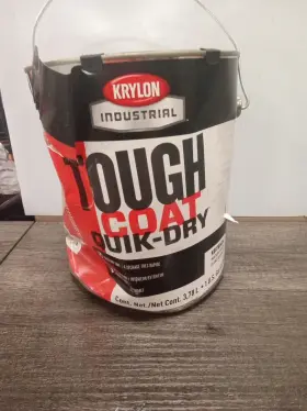 K00780404 Krylon Industrial Enamel Paint Tough Coat White 1 Gal Dented 636b Zb