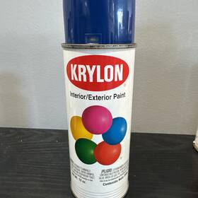 Krylon K01901 1901 12-oz Fast-drying Spray Paint Regal Blue - 1994 Vintage 3/4 Full
