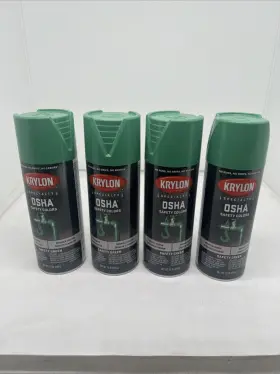 K02012777 Krylon 4 Osha 12 Oz. Gloss Spray Paint Safety Green Model