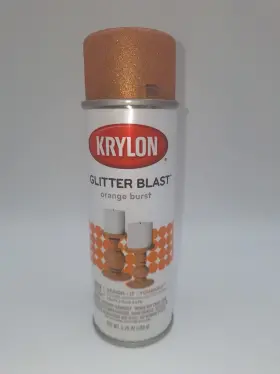 K03807a00 Krylon Glitter Blast Orange Burst 3807 5.75 Ounce Small Can New