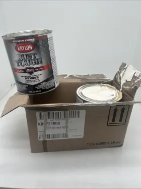 K09721008 Krylon 2 Rust Tough Primer Red Oxide Fade Resistance 1 Quart Model