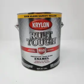 K09736008 Krylon Rust Tough Anti-rust Control Enamel High Gloss Safety Color Yellow