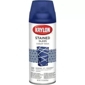 Stg-9036 Krylon Stained Glass Spray Paint - Cobalt Blue