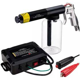 Laifucam 313111027003 Dual Voltage Electrostatic Powder Coating Gun System Kit For Metal With Clear Bo