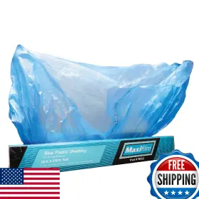 B0bt642zn1 Lauco Maxifilm 20ft X 250ft Blue Masking Plastic Sheeting Protective Cover Auto Paint