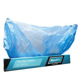 Lauco B0d7dxtyg2 Maxifilm 20ft X 250ft Blue Overspray Paintable Plastic Sheeting Roll