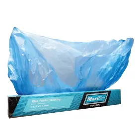 B0dtlzdkzl Lauco Maxifilm 12ft X 400ft Blue Masking Plastic Sheeting 8 Micron Paint Protect