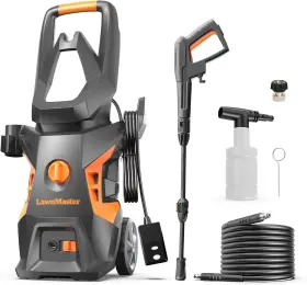 Lt306-1800c Lawnmaster Electric Pressure Washer 13 Amp 1.4 Gpm 2100 Orange