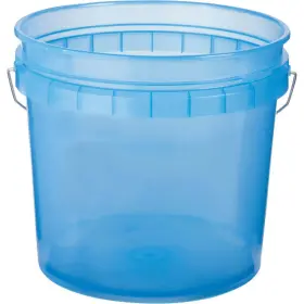 003g1tbl010 Leaktite 3.5 Gal. Blue Translucent Pail