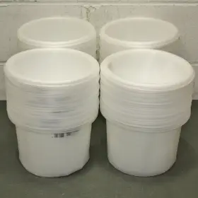 Leaktite 084305350558 200 Pail Liners 050-50 5 Quart 9-1/4 Inch X 6-1/8 White Hdpe Plastic