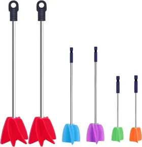 Lfsum 313047821898 3 Sizes/6 Pack Paint Mixer 11.8 Inch 1 Gallon For Drill Resin Mixe